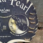 Ca  1915 Naomi Adjusta Pearl 12k Gf Gold   Pearl Jewelry Store Display Sign