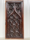 2025 Sale      A Stunning Gothic Panel Carved In Wood 1 Of 4