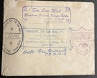 Toga - Niuafoou Island- 1930   s Tin Can Mail Cover With 10 Rubber Stampings