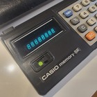Vintage Calculator With Case Casio Memory 8r Works  Collectible Electronics