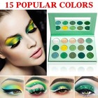  Green Eyeshadow Paletteqiufsse 15 Colors Eye Shadow Pallete 