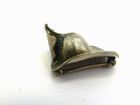 Antique Victorian Sterling Silver Fireman s Helmet Pin Brooch