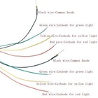 Po33-y   Block Signals Three Lights Yellow Green Red Ho 1pcs Scale Model Railway