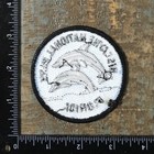 Vintage Biscayne National Park Dolphins Florida Travel Souvenir Iron-on Patch