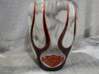 Cremation Ashes Urn Adult Size Custom Painted Flames Harley Davidson Motorcycles