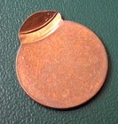 Error Coin Off 1c Lincoln Cent   Penny Copper Pre 1982   Capped Reverse  f8 