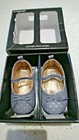 New In Box-autograph Baby Girl s Grey Polkadot Leather Pram Shoes-6-12 Months 