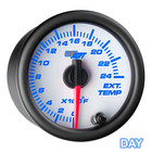 Slightly Used Glowshift White 7 Color 2400 F Exhaust Gas Temp Gauge W Egt Probe