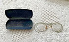 Antique Early 20th Century Era Spectacles Eyeglasses With Case