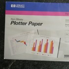 Hewlett Packard Hp Non Glossy Plotter Paper 50 Sheets 11x17 Inch 17804p New