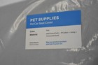 Seat Cover Rear Back Car Pet Dog Travel Waterproof Bench Protector Gray Color