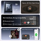 Bluetooth 6 0 Receiver Adapter -wireless Audio Streaming For Home Stereo Speaker