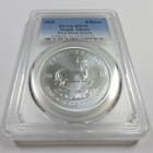2018 Pcgs Ms70 - South Africa 1 Oz Silver Krugerrand 1 Rand Coin  60555a