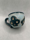 Walt Disney Gallery Alice In Wonderland Club Teacup Green Gold Trim Tag
