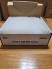 20 New One Cent  01 Numis Square Coin Tubes No Pvc  Lot Of 20 