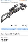 Wicked Ridge M 370 Crossbow Acu Draw Scope  Wicked Ridge Soft Case  12 Bolts