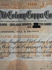 Lot Of Six Michigan Copper Mining Certificates Lrr 