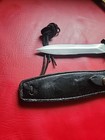 Vintage Gerber Mark Ii Fighting Knife Dagger Leather Sheath 1980-81 Double Sided