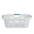 Rubbermaid Laundry Basket Xl Hip-hugger Basket 2 1-bushel White Laundry