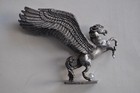 Pewter Pegasus Winged Flying Horse Figurine Mythical Fantasy 3-3 4  W  2-3 4  T