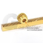Brass 0 5 Module Spur Gear Racks For Cnc Linear Motion Long 200 500 750 1000mm