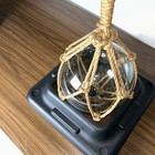 Japanese Large Glass Fishing Float  Ball Net  Object 9 84inch Vintage