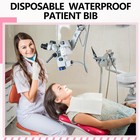 Dental Patient Bibs Disposable Waterproof Dental Bibs 50 Pcs  13  X 18  - 3 P   