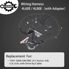 Standalone Wiring Harness  4l60e Dbc  Red blue Pcm  Compatible With 1997-2006 Gm