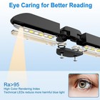 Vekkia 14 Led Rechargeable Book Light For Reading At Night  Eye-care Reading Lig