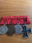 Ww1 German Iron Cross 2nd Class   Prussian Gallentry Medal Group X4 All Original