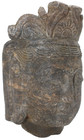 Vintage Chinese Guanyin Hand Carved Stone Bust