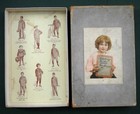 1889 Antique Wanamaker Brown Phila Pa Men Boy Fashion Clothing Box Bicycle Skate