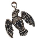 Vintage Native American Eagle Pendant Articulated Mechanical Sterling Silver 925
