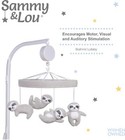 Sammy   Lou Plush Sloths Musical Mobile For Crib  Plays Brahms  Lullaby