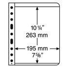 Vario Stock Sheets 1c One-sided Single Pocket Clear Pkg 5 Free Us Shipping W  60