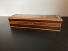 19th Century Italian Sorrento Olive Woodand Fruit Wood Inlaid Box With Figure