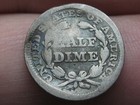 1848 P Seated Liberty Half Dime- Philadelphia  Medium Date  Good Details