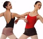 Capezio Ribbed   Adult Ntgshrt Ballet Sweater Shorts Tinystripe 3 Color Styles