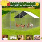 10 13ft All-purpose Poultry Cage - For Chicken Rabbit Duck Portable Coop Outdoor
