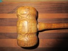 Vintage 11  Wooden Auctioneer Judges Gavel Mallet