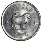 Minnesota Token - Poodle Dog  1934-65   St  Paul Mn  Jukebox gaming