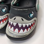 Crocs Classic Clog Kids Fun Lab Black Shark Light Up Size C 7 Slip On Sandal