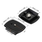 Tripod Quick Release Plate Camera Tripod Adapter Mount Replacement Model 1  2pcs