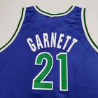 Vintage Champion Kevin Garnett Wolves 21 Nba Basketball Jersey Mens Sz 48