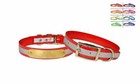 Reflective Dayglo Dog Collar With Engraved Brass Id Tag Warner Sporting Usa
