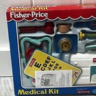 Vintage 1997 Fisher Price Doctors Medical Kit White Case New Open Box