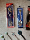 Vintage Assorted 16 Silver silverplated Various Destinations Souvenir Spoons