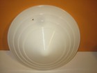 4 Art Deco Milk Glass Conical Pendant Ceiling Lighting Shades Circle Schoolhouse