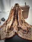 28x28 Italian Print Silk Scarf
