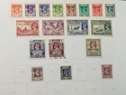 Old British Burma Collection On Home Made Pages - M u - Some Better - 13 Photos